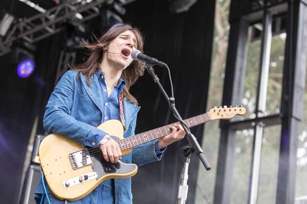 August 12, 2017 - San Francisco, California, U.S - BRIAN D ADDARIO of The Lemon Twigs during the Outside Lands Music Festival at Golden Gate Park in San Francisco, California San Francisco U.S. - ZUMAs135 20170812_zap_s135_006 Copyright: xDanielxDeSloverx
