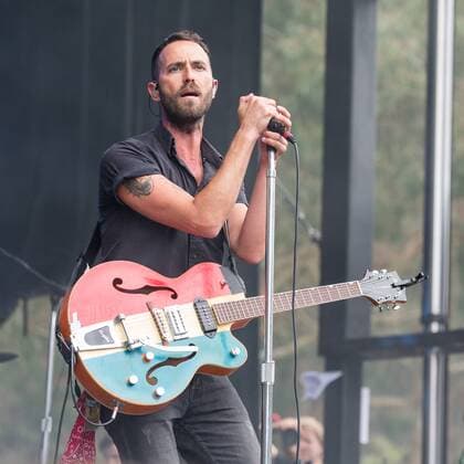 August 12, 2017 - San Francisco, California, U.S - JOSH OSTRANDER of Mondo Cozmo during the Outside Lands Music Festival at Golden Gate Park in San Francisco, California San Francisco U.S. - ZUMAs135 20170812_zap_s135_017 Copyright: xDanielxDeSloverx