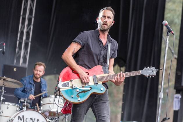 August 12, 2017 - San Francisco, California, U.S - JOSH OSTRANDER of Mondo Cozmo during the Outside Lands Music Festival at Golden Gate Park in San Francisco, California San Francisco U.S. - ZUMAs135 20170812_zap_s135_014 Copyright: xDanielxDeSloverx