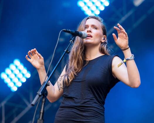 August 12, 2017 - San Francisco, California, U.S - MEEGAN CLOSNER of Joseph during the Outside Lands Music Festival at Golden Gate Park in San Francisco, California San Francisco U.S. - ZUMAs135 20170812_zap_s135_024 Copyright: xDanielxDeSloverx