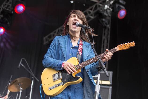 August 12, 2017 - San Francisco, California, U.S - BRIAN D ADDARIO of The Lemon Twigs during the Outside Lands Music Festival at Golden Gate Park in San Francisco, California San Francisco U.S. - ZUMAs135 20170812_zap_s135_028 Copyright: xDanielxDeSloverx