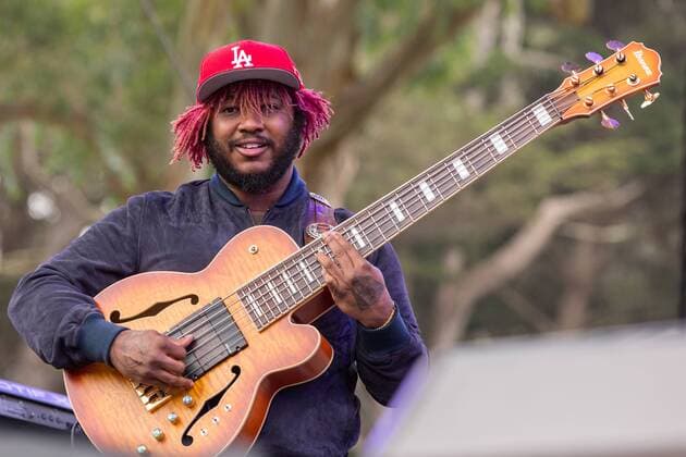 August 12, 2017 - San Francisco, California, U.S - THUNDERCAT (STEPHEN BRUNER) during the Outside Lands Music Festival at Golden Gate Park in San Francisco, California San Francisco U.S. - ZUMAs135 20170812_zap_s135_038 Copyright: xDanielxDeSloverx