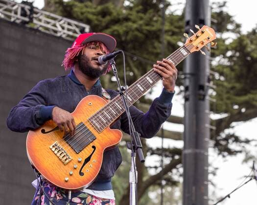 August 12, 2017 - San Francisco, California, U.S - THUNDERCAT (STEPHEN BRUNER) during the Outside Lands Music Festival at Golden Gate Park in San Francisco, California San Francisco U.S. - ZUMAs135 20170812_zap_s135_053 Copyright: xDanielxDeSloverx