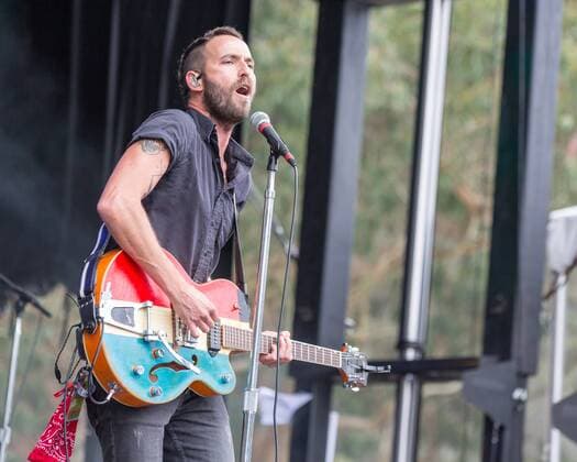 August 12, 2017 - San Francisco, California, U.S - JOSH OSTRANDER of Mondo Cozmo during the Outside Lands Music Festival at Golden Gate Park in San Francisco, California San Francisco U.S. - ZUMAs135 20170812_zap_s135_057 Copyright: xDanielxDeSloverx