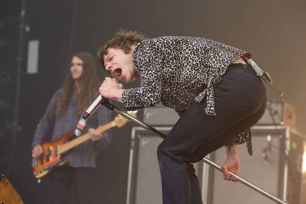 August 12, 2017 - San Francisco, California, U.S - MATT SHULTZ of Cage the Elephant during the Outside Lands Music Festival at Golden Gate Park in San Francisco, California San Francisco U.S. - ZUMAs135 20170812_zap_s135_058 Copyright: xDanielxDeSloverx