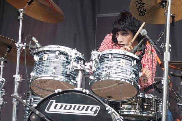 August 12, 2017 - San Francisco, California, U.S - MICHAEL D ADDARIO of The Lemon Twigs during the Outside Lands Music Festival at Golden Gate Park in San Francisco, California San Francisco U.S. - ZUMAs135 20170812_zap_s135_059 Copyright: xDanielxDeSloverx