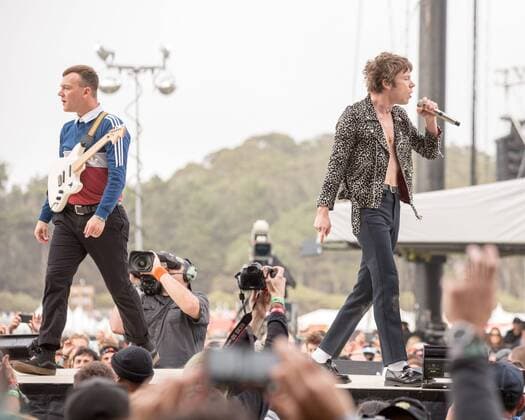 August 12, 2017 - San Francisco, California, U.S - BRAD SHULTZ and MATT SHULTZ of Cage the Elephant during the Outside Lands Music Festival at Golden Gate Park in San Francisco, California San Francisco U.S. - ZUMAs135 20170812_zap_s135_061 Copyright: xDanielxDeSloverx