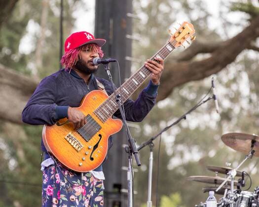 August 12, 2017 - San Francisco, California, U.S - THUNDERCAT (STEPHEN BRUNER) during the Outside Lands Music Festival at Golden Gate Park in San Francisco, California San Francisco U.S. - ZUMAs135 20170812_zap_s135_065 Copyright: xDanielxDeSloverx