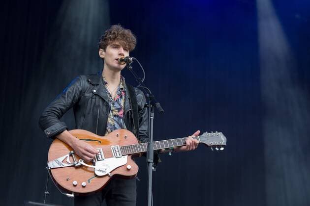 August 12, 2017 - San Francisco, California, U.S - JAMES EDWARD BAGSHAW of Temples during the Outside Lands Music Festival at Golden Gate Park in San Francisco, California San Francisco U.S. - ZUMAs135 20170812_zap_s135_091 Copyright: xDanielxDeSloverx