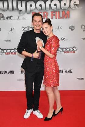 Malte Arkona mit Ehefrau Anna Weltpremiere - bullyparade Der Film Mathäser Filmpalast Kino, Fernsehen München 13. August 2017