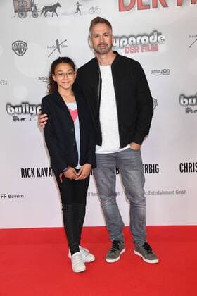 Manou Lubowski mit Tochter Beija Weltpremiere - bullyparade Der Film Mathäser Filmpalast Kino, Fernsehen München 13. August 2017