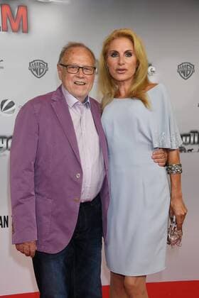 Sepp Vilsmaier mit Freundin Birgit Muth Weltpremiere - bullyparade Der Film Mathäser Filmpalast Kino, Fernsehen München 13. August 2017