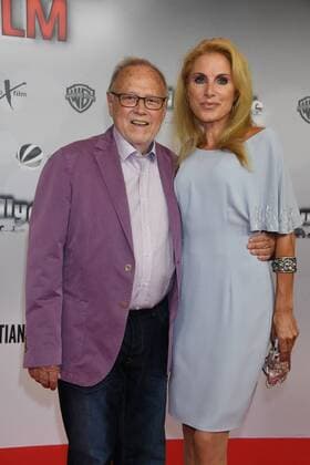 Sepp Vilsmaier mit Freundin Birgit Muth Weltpremiere - bullyparade Der Film Mathäser Filmpalast Kino, Fernsehen München 13. August 2017