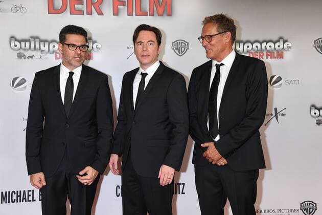 Rick Kavanian, Michael Bully Herbig und Christian Tramitz Weltpremiere - bullyparade Der Film Mathäser Filmpalast Kino, Fernsehen München 13. August 2017