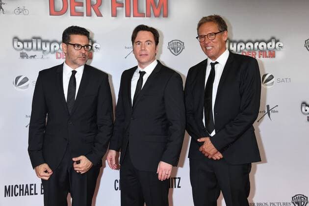 Rick Kavanian, Michael Bully Herbig und Christian Tramitz Weltpremiere - bullyparade Der Film Mathäser Filmpalast Kino, Fernsehen München 13. August 2017