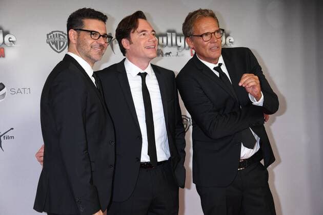 Rick Kavanian, Michael Bully Herbig und Christian Tramitz Weltpremiere - bullyparade Der Film Mathäser Filmpalast Kino, Fernsehen München 13. August 2017
