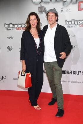 Helmfried von Lüttichau mit Ehefrau Weltpremiere - bullyparade Der Film Mathäser Filmpalast Kino, Fernsehen München 13. August 2017