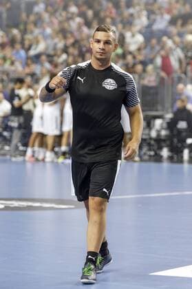 Pietro Lombardi beim Handball-Tag mit Kindertraining und Prominenten-Spiel in der Lanxess Arena. Köln, 13.08.2017 Foto:xC.xHardtx xFuturexImage