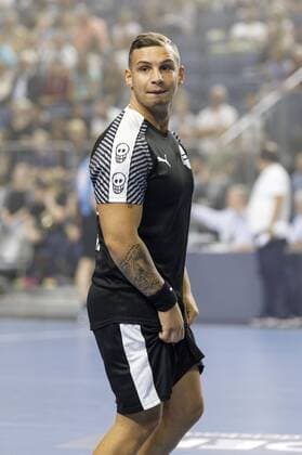 Pietro Lombardi beim Handball-Tag mit Kindertraining und Prominenten-Spiel in der Lanxess Arena. Köln, 13.08.2017 Foto:xC.xHardtx xFuturexImage