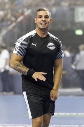Bilder des Tages Pietro Lombardi beim Handball-Tag mit Kindertraining und Prominenten-Spiel in der Lanxess Arena. Köln, 13.08.2017 Foto:xC.xHardtx xFuturexImage
