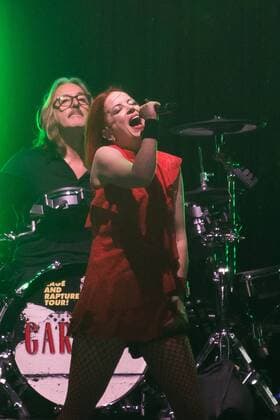August 14, 2017 - EUM20170814ESP18.JPG.CIUDAD DE MEXICO.- Music Musica-Garbage y Blondie.- 14 de agosto de 2017.- Garbage en la imagen- y Blondie se presentaron para ofrecer una velada unica para marcar el final de su gira Rage and Rapture Tour, que luego de 27 presentaciones alrededor del mundo, culmino la noche de este lunes en el Palacio de los Deportes de la Ciudad de Mexico. Foto: Agencia EL UNIVERSAL German Espinosa RCC.  - ZUMAu78_ 20170814_zaf_u78_094 Copyright: xGermanxEluniversalx