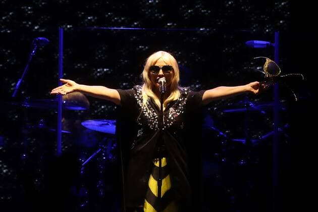 August 14, 2017 - EUM20170814ESP19.JPG.CIUDAD DE MEXICO.- Music Musica-Garbage y Blondie.- 14 de agosto de 2017.- El grupo Blondie, comandado por Deborah Harry, en su presentacion la noche de este lunes en el Palacio de los Deportes de la Ciudad de Mexico, en el marco de la gira Rage And Rapture Tour. Foto: Agencia EL UNIVERSAL German Espinosa RCC.  - ZUMAu78_ 20170814_zaf_u78_103 Copyright: xGermanxEluniversalx
