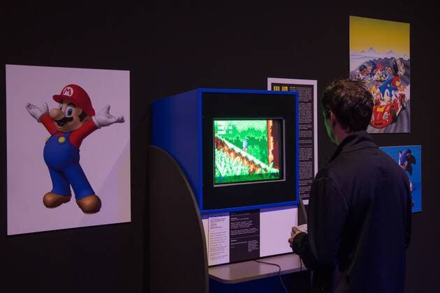 Bilder des Tages SÃO PAULO, SP - 15.08.2017: EXPOSIÇÃO A ERA DOS GAMES - It happens between the days of August 16 to November 12 the exhibition "The Games Age? At the Biennial Pavilion located in Ibirapuera Park in tity of São Paulo (SP) with more than 150 ico iconic games with which the public can interact exploring the beginnings of games to the latest technologies. x1372559x  JalesxValquer