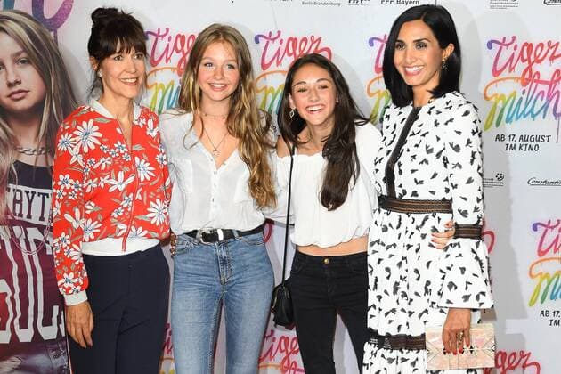Ute Wieland, Flora Li Tiemann, Emily Kusche, Narges Rashidi bei der Premiere Tiger Milch im KIno der Kulturbrauerei in Berlin am 15.08.2017