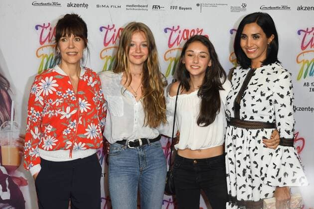 Ute Wieland, Flora Li Tiemann, Emily Kusche, Narges Rashidi bei der Premiere Tiger Milch im KIno der Kulturbrauerei in Berlin am 15.08.2017