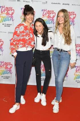 Ute Wieland, Flora Li Tiemann, Emily Kusche bei der Premiere Tiger Milch im KIno der Kulturbrauerei in Berlin am 15.08.2017
