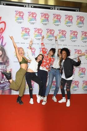 Ute Wieland, Maike, Flora Li Thieman, Emily Kusche und Alice bei der Premiere Tiger Milch im KIno der Kulturbrauerei in Berlin am 15.08.2017