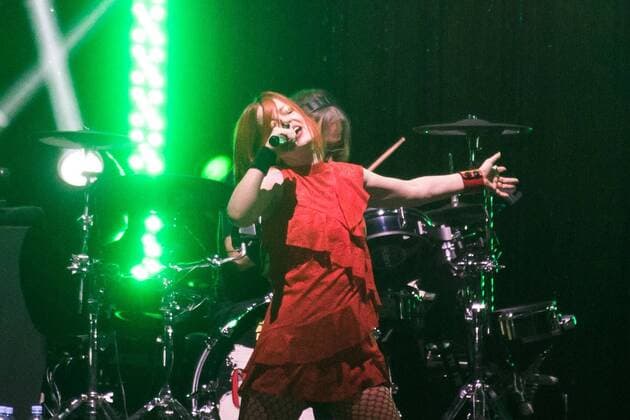 August 15, 2017 - Mexico City, Mexico - Singer SHIRLEY MANSON and drummer BUTCH VIG of ‘Garbage’performs at Palacio de los Deportes during their Rage And Rapture Tour. Mexico City Mexico  - ZUMAu78_ 20170815_zaf_u78_017 Copyright: xGermanxEluniversalx