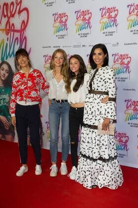 Ute Wieland, Flora Li Thiemann, Emily Kusche und Narges Rashidi - Premiere des Kinofilms TIGER MILCH im Kino der Kulturbrauerei in Berlin am 15.08.2017. Premiere Tiger Milch