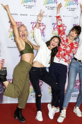 Maike Mohr, Emily Kusche und Ute Wieland bei der Premiere des Kinofilms Tigermilch im Kino in der Kulturbrauerei. Berlin, 15.08.2017 Foto:xK.xWernerx xFuturexImage