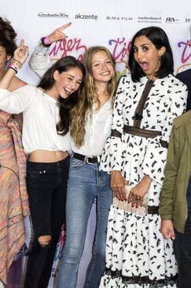 Emily Kusche, Flora Li Thiemann und Narges Rashidi bei der Premiere des Kinofilms Tigermilch im Kino in der Kulturbrauerei. Berlin, 15.08.2017 Foto:xK.xWernerx xFuturexImage
