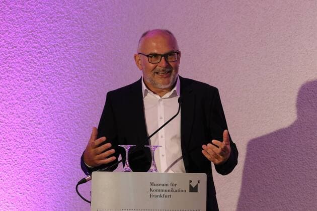 16.08.2017 Deutschland, Frankfurt am Main, Museum für Kommunikation Eröffnung Ausstellung Oh Yeah! Popmusik in Deutschland Dr. Helmut Gold, Direktor Museum für Kommunikation),