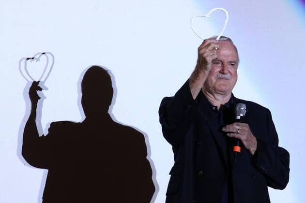 John Cleese Receive the Honorary Heart of Sarajevo 16.08.2017., Sarajevo, Bosnia and Herzegovina - British comedian John Cleese Honorary Heart of Sarajevo Award for extraordinary contribution to the art of film at the 23rd edition of the Sarajevo Film Festival.  ArminxDurgut HaloPix PIXSELL