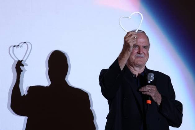 John Cleese Receive the Honorary Heart of Sarajevo 16.08.2017., Sarajevo, Bosnia and Herzegovina - British comedian John Cleese Honorary Heart of Sarajevo Award for extraordinary contribution to the art of film at the 23rd edition of the Sarajevo Film Festival.  ArminxDurgut HaloPix PIXSELL