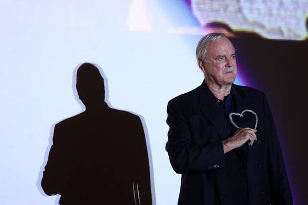 John Cleese Receive the Honorary Heart of Sarajevo 16.08.2017., Sarajevo, Bosnia and Herzegovina - British comedian John Cleese Honorary Heart of Sarajevo Award for extraordinary contribution to the art of film at the 23rd edition of the Sarajevo Film Festival.  ArminxDurgut HaloPix PIXSELL