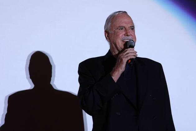 John Cleese Receive the Honorary Heart of Sarajevo 16.08.2017., Sarajevo, Bosnia and Herzegovina - British comedian John Cleese Honorary Heart of Sarajevo Award for extraordinary contribution to the art of film at the 23rd edition of the Sarajevo Film Festival.  ArminxDurgut HaloPix PIXSELL