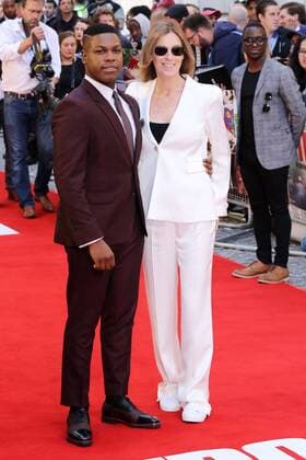 John Boyega and Kathryn Bigelow attend the UK premiere of Detroit at the Curzon in Mayfair, London. AUGUST 16th 2017  MESx171833