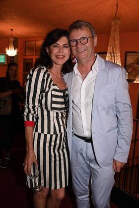 Anja Kruse und RenŽ Heinersdorff Premiere Aufguss Komödie im Bayerischen Hof Theater München 15. August 2017
