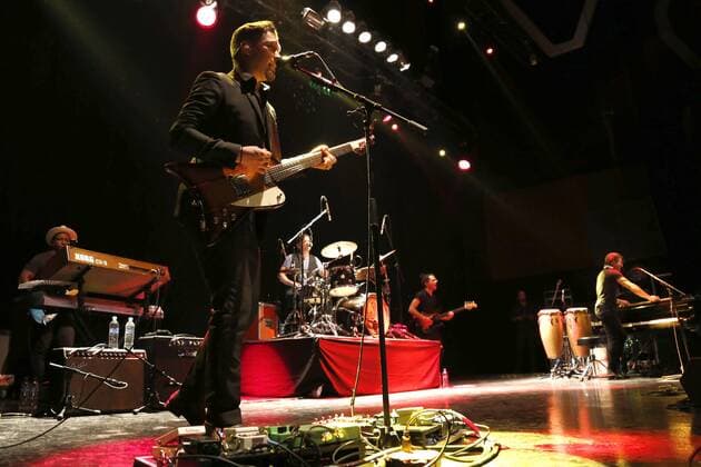 August 17, 2017 - EUM20170817ESP04.JPG.CIUDAD DE MEXICO MusicMusica-Hanson.- Aspectos de la presentacion de la agrupacion estadounidense, Hanson, 16 de agosto de 2017, Plaza Condesa. Foto: Agencia EL UNIVERSALAgustin SalinasJMA.  - ZUMAu78_ 20170817_zaf_u78_007 Copyright: xElxUniversalx