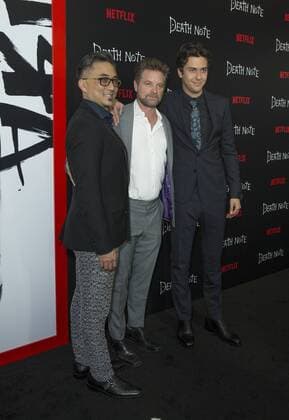 USA: Netflix premiere Death Note Paul Nakauchi, Shea Whigham, Nat Wolff attend Netflix premiere Death Note at AMC Loews Lincoln Square  LevxRadin