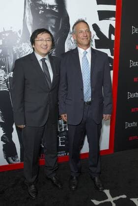 USA: Netflix premiere Death Note Roy Lee and Jason Hoffs attend Netflix premiere Death Note at AMC Loews Lincoln Square  LevxRadin