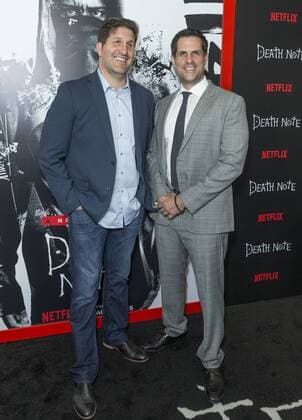 USA: Netflix premiere Death Note Charley Parlapanides and Vlas Parlapanides attend Netflix premiere Death Note at AMC Loews Lincoln Square  LevxRadin