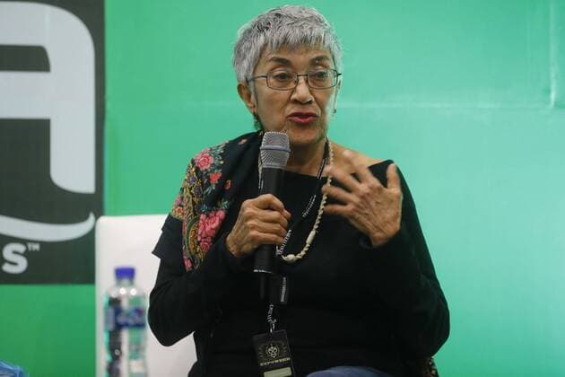 August 18, 2017 - EUM20170818SOC02.JPG.CIUDAD DE MEXICO TributeHomenaje-ExpoWeed.- Aspectos generales del homenaje al doctor Leopoldo Salazar en la ExpoWeed. En imagen esta Margarita Salazar, hija del ahora occiso doctor, 18 de agosto 2017. Foto: Agencia EL UNIVERSALIrvin OlivaresMAVC.  - ZUMAu78_ 20170818_zaf_u78_047 Copyright: xElxUniversalx