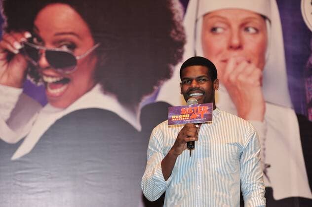 An American actor attends a premiere event for American musical Sister Act in Beijing, China, 18 August 2017. American actors and actresses highlight premiere event for musical Sister Act in Beijing  pbu668843_06