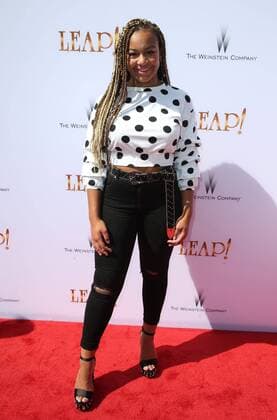 August 19, 2017 - Los Angeles, California, U.S. - 19 August 2017 - Los Angeles, California - Nia Frazier. Leap! Los Angeles Premiere held at Pacific Theatres at The Grove. Photo Credit: AdMedia Los Angeles U.S. - ZUMAa123 20170819_zaa_a123_041 Copyright: xF.xSadoux