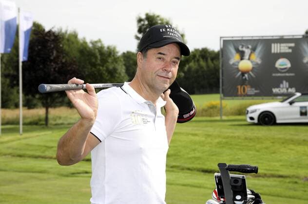 Jan Josef Liefers beim 10. GRK Golf Charity Masters 2017 in der Golfanlage Golfclub Leipzig im Golfresort Machern. Leipzig, 19.08.2017 Foto:xS.xGabschx xFuturexImage